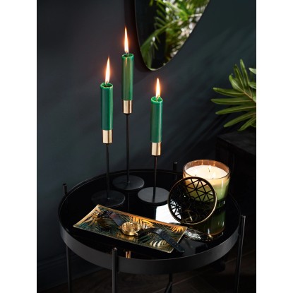 Dišeča sveča Dark Wonder zeleno-zlata