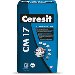 Ceresit 25 kg Fleksibilno lepilo za keramične ploščice CM 17