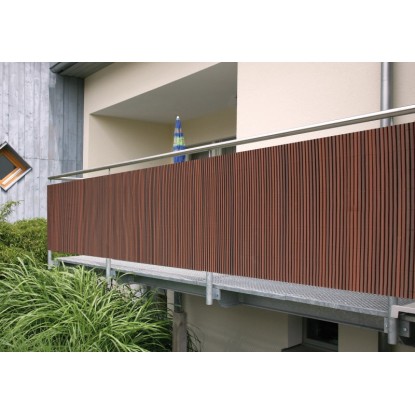 Balkonska obloga Comfort rjava s strukturo 180 cm x 300 cm