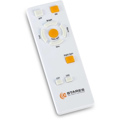 Trio Stropna LED svetilka Miko z zvezdnatim nebom Ø 85 cm bela