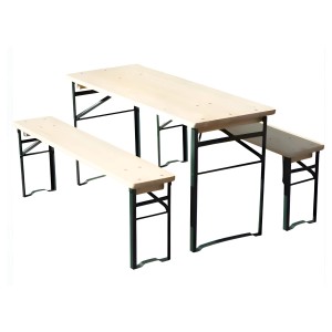 Otroška garnitura Bucin Mob 110 cm x 40 cm naravna FSC