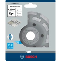 Bosch Diamantna skodelica za beton 125 mm x 2223 mm