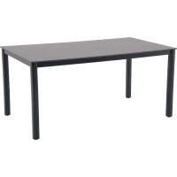 Vrtna miza Harris aluminij sintran kamen antracit-siv 74 x 90 x 160 cm