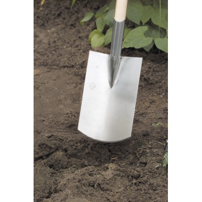 LUX-TOOLS Vrtnarska lopata s stopalnim zarobom z ročajem 85 cm