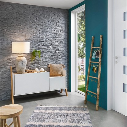 Rebel of Styles Zidna obloga Porto Grey 18,7 cm x 57,4 cm