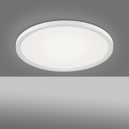 Just Light. LED-panel ultra raven Ø 40 cm bela