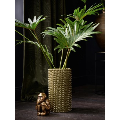 Vaza Dark Wonder 25 cm x Ø 14 cm zelena
