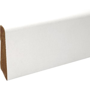 Zaključna letev Modern 60 bela 58 mm x 16 mm dolžina 2400 mm