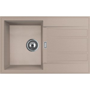 Miló Vgradno pomivalno korito iz granitnega kompozita Piatto 78 peščeno bež