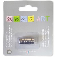 Memo-Art Magnet 6 kosov okrogel