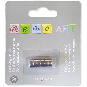 Memo-Art Magnet 6 kosov okrogel