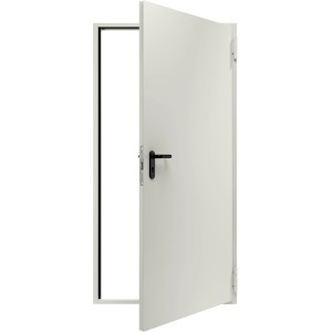 Protipožarna vrata T 30-H8-5, 1000 mm x 2000 mm x 45 mm sivobela