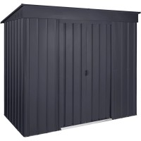 Globel kovinska lopa Skillion 84 Š x G: 234 cm x 113 cm Antracitna