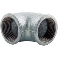 Kotna povezava 30,3 mm (Rp 1) Temprana litina 90 stopinj