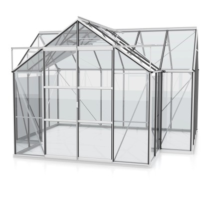 Vitavia rastlinjak Sirius ESG 3 mm Aluminijasto-prazen s temeljem