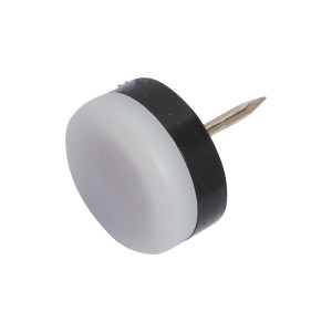 Plastični podložki z zatičem Ø 22 mm 8 kosov Beli