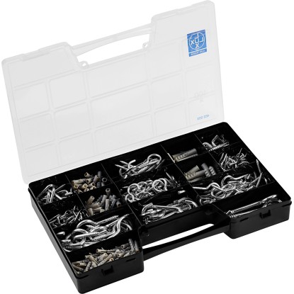 LUX Komplet kljuk in zidnih vložkov 400-delni