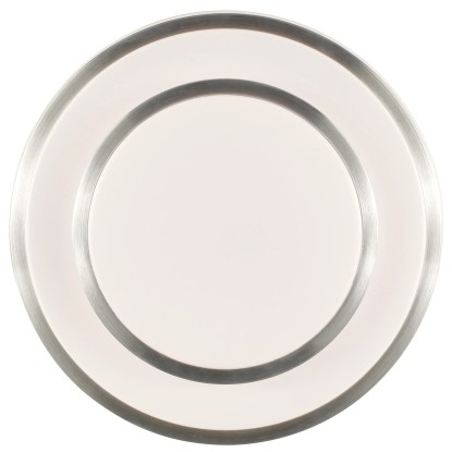 Brilliant LED stropna svetilka Nivaro srebrno-bela Ø 29,3 cm