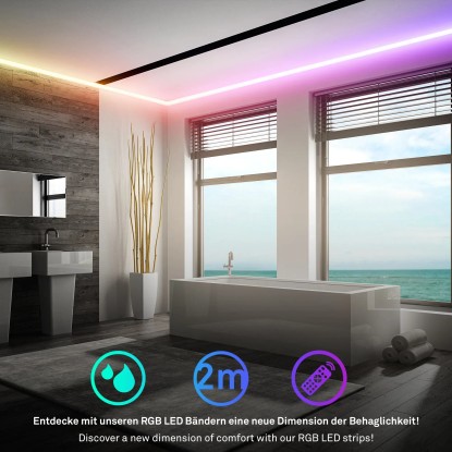 Briloner Pimp your Stripe Začetni komplet LED traka RGB/W 2 m IP44