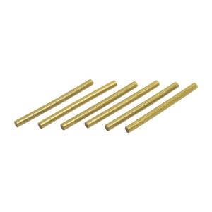 LUX-TOOLS Vložki za vroče lepljenje zlati Ø 11 mm 10 kosov