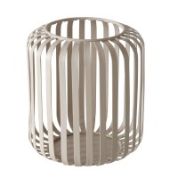 Boltze Home Svečnik Viki Ø 13 cm x 15 cm bež