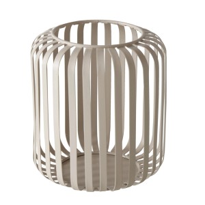 Boltze Home Svečnik Viki Ø 13 cm x 15 cm bež