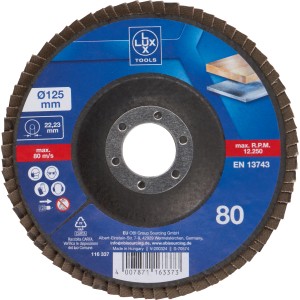 LUX-TOOLS Lamelni brusni disk multi Ø 125 mm K80