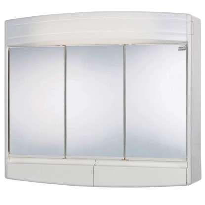 Sieper Kopalniška omarica z ogledalom Topas Eco 60 cm Bela