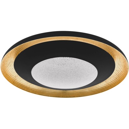Eglo LED stropna svetilka Canicosa 2 zlata in črna Ø 49,5 cm