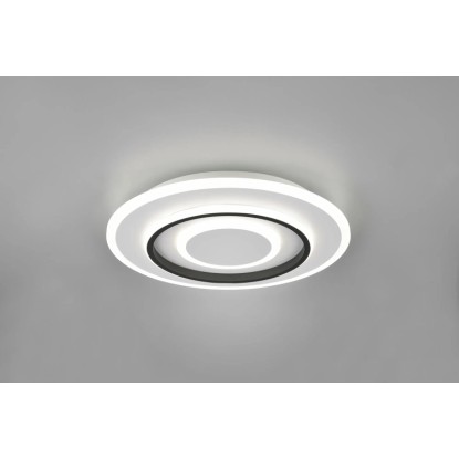 Reality Stropna LED-svetilka Jora 1-plamenska bela mat Ø 41 cm