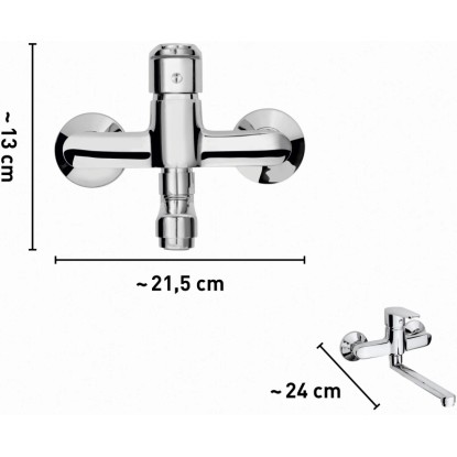 baliv Kuhinjska armatura KI-1130 kromirana