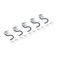 LUX-TOOLS kavelj za orodje Classic s PVC prevleko 5 kosov