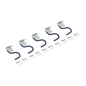 LUX-TOOLS kavelj za orodje Classic s PVC prevleko 5 kosov