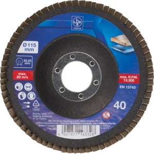 LUX-TOOLS Lamelni brusni disk multi Ø 115 mm K40