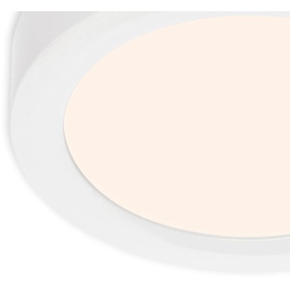 Briloner LED stropna in stenska svetilka Fire bela Ø 17 cm