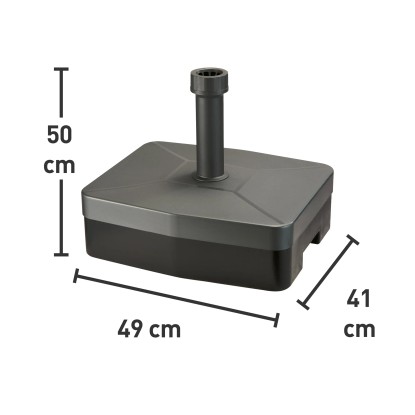 Podstavek za senčnik Lucena antraciten 40 kg