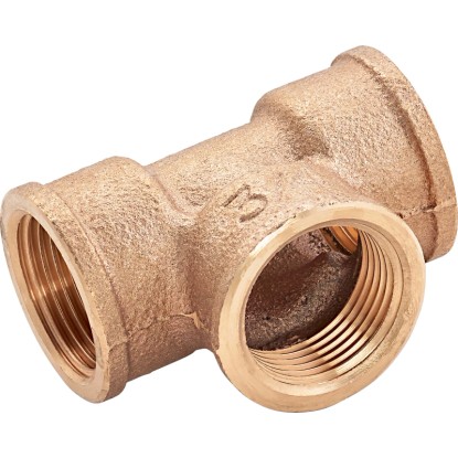 Navojni T-kos 24,1 mm (Rp 3/4) Bakrova zlitina