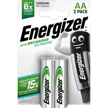 Energizer Baterija Extreme AA Mignon 2300 mAh 2 kosa za ponovno polnjenje