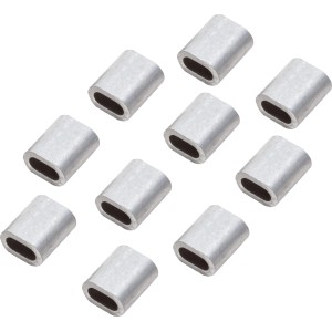 Prižemna sponka iz aluminija Ø 2 mm 10 kosov