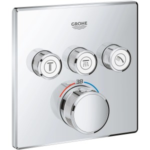 Grohe Termostat Grohtherm SmartControl oglat Krom