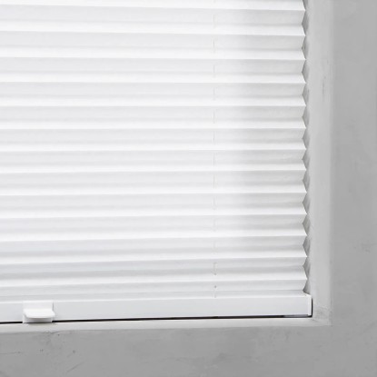 Cocoon Dnevna plise zavesa 20 mm bela 90 cm x 130 cm