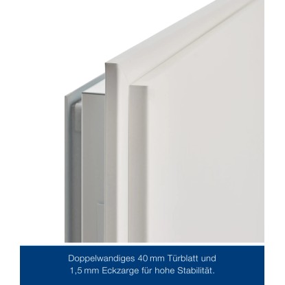 Hörmann Notranja kovinska vrata ZK bela leva 875 mm x 2125 mm