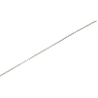 Žična vrv Ø 4 mm srebrna metrsko blago