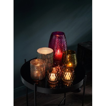 Stojalo za čajne svečke Dark Wonder 6 cm x Ø 7 cm Zeleno