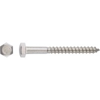 Vijak za les šesteroroba glava Ø 6 mm x 80 mm nerjavno jeklo A2 50 kosov