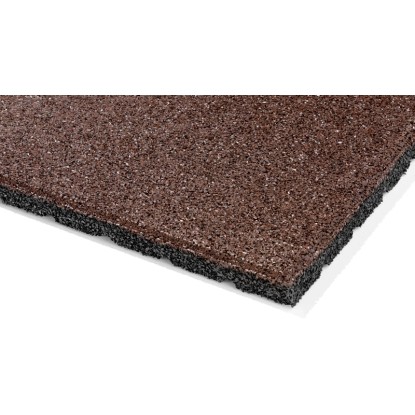 MAX3 Gumijasta ploščica 500 mm x 500 mm x 25 mm rjava