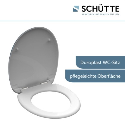 WC-deska Schütte Offline, duroplast, z avtomatskim spuščanjem