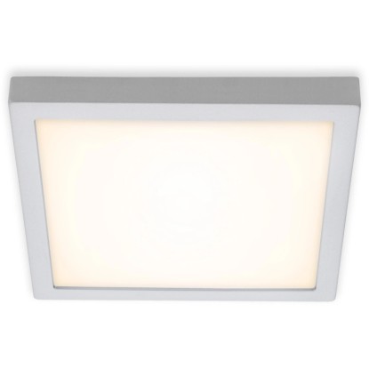 Briloner LED stropna in stenska svetilka Fire mat krom. 21 W topla bela 30x30 cm