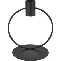 Svečnik Midnight Mystery 40 cm x 9 cm x 12 cm Črn