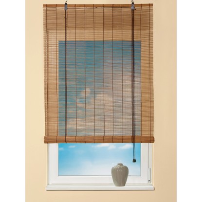 OBI Rolo zavesa iz bambusa 140 cm x 160 cm temni hrast